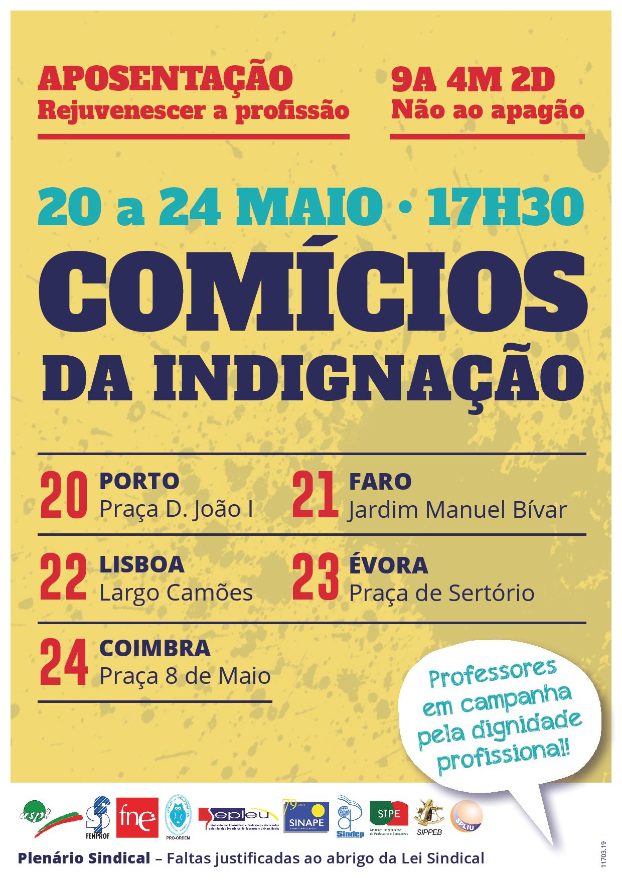 cartaz comicios