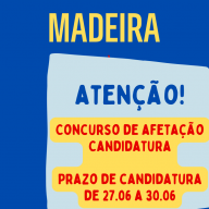 Madeira: Candidatura Concurso de afetação