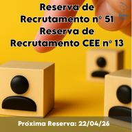 Reserva de Recrutamento nº 51 e Reserva de Recrutamento nº 13 do CEE